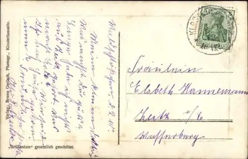 Passepartout Ak Bad Klosterlausnitz in Thüringen, Waldschlößchen