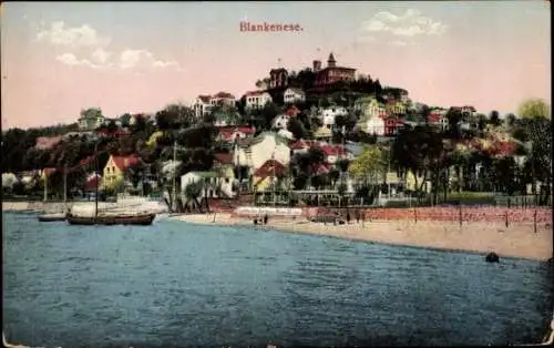 Ak Hamburg Altona Blankenese, Süllberg, Elbstrand