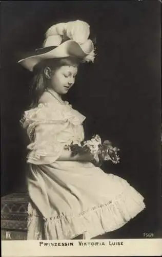 Ak Prinzessin Viktoria Luise von Preußen, Kinderportrait