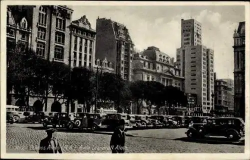 Ak Buenos Aires Argentinien, Avenida Leando N. Alem