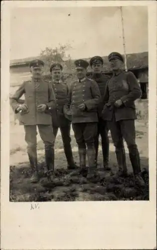 Foto Ak Deutsche Soldaten in Uniformen, Landwehr Infanterie Regiment 83, I WK