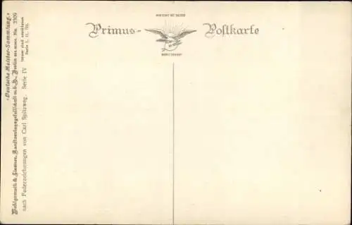 Künstler Ak Spitzweg, Carl, Der Zechpreller