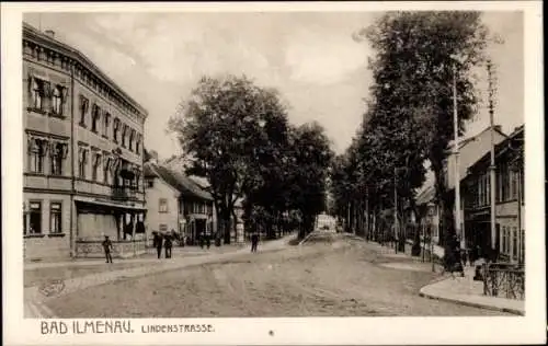 Ak Ilmenau in Thüringen, Lindenstraße