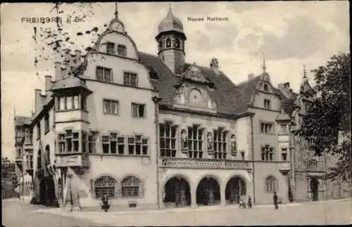 Ak Freiburg im Breisgau, Neues Rathaus