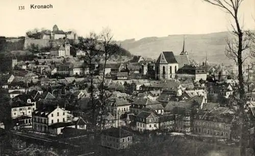 Ak Kronach in Oberfranken, Teilansicht