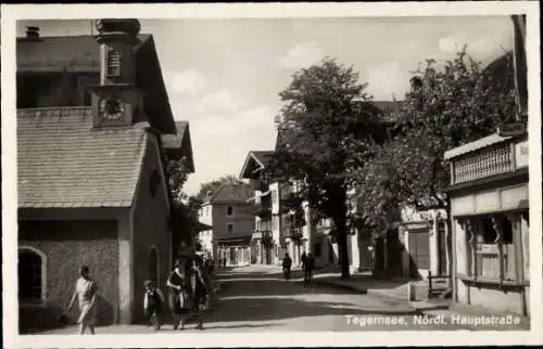 Ak Tegernsee in Oberbayern, Nördliche Hauptstraße