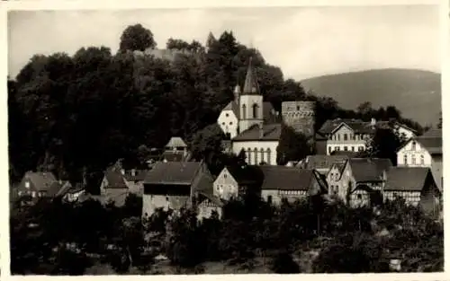 Ak Lindenfels im Odenwald, Teilansicht