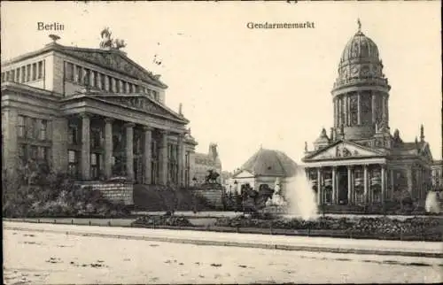 Ak Berlin, Gendarmenmarkt