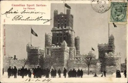 Ak Montreal Quebec Kanada, Eispalast