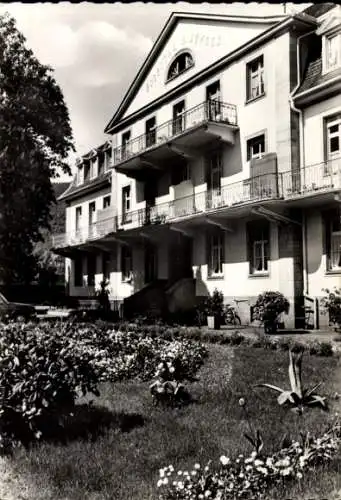 Ak Moosch Elsass Haut Rhin, Facade de l'Hopital