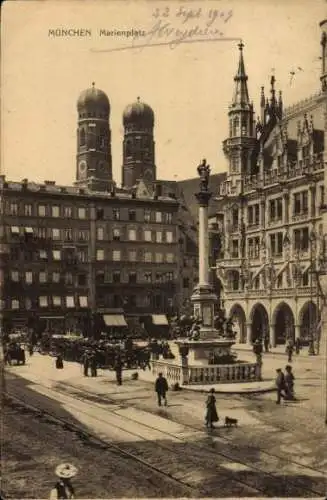 Ak München, Marienplatz