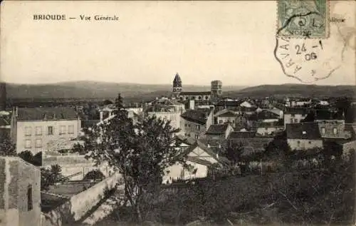 Ak Brioude Haute Loire, Gesamtansicht