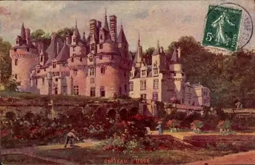 Ak Rigny Usse Indre et Loire, Schloss