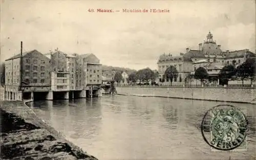 Ak Meaux Seine-et-Marne, Moulins de l'Echelle