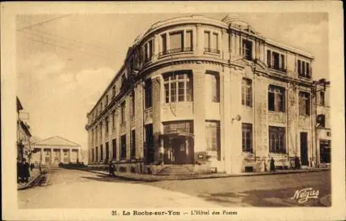 Ak La Roche sur Yon Vendee, Hotel des Postes