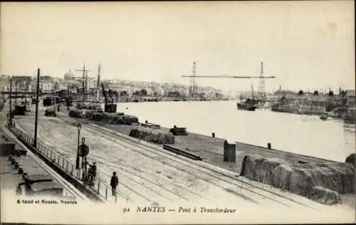 Ak Nantes Loire Atlantique, Pont a Transbordeur