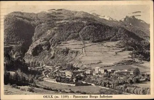 Ak Oulx Piemont, Panorama Borgo Inferiore