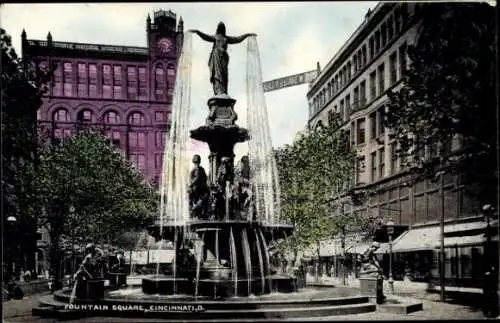 Ak Cincinnati Ohio USA, Fountain Square