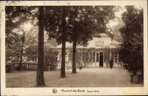 Ak Mondorf les Bains Bad Mondorf Luxemburg, Source Kind