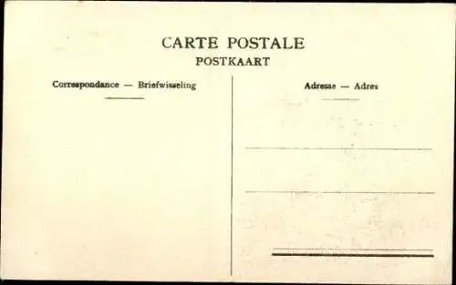 Ak Brüssel Brüssel, Ausstellung 1910, entlang der Hauptfassade