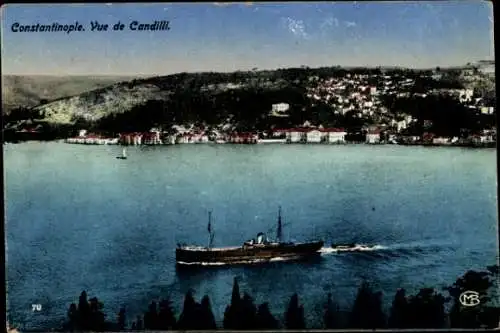 Ak Konstantinopel Istanbul Türkei, Panorama, Candilli