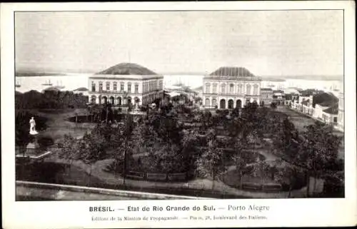 Ak Porto Alegre Brasilien, Etat de Rio Grande do Sul, Panorama