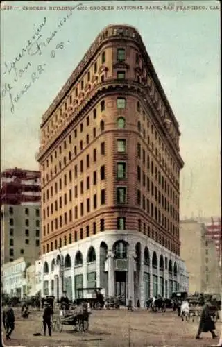 Ak San Francisco Kalifornien USA, Crocker Building, Crocker National Bank