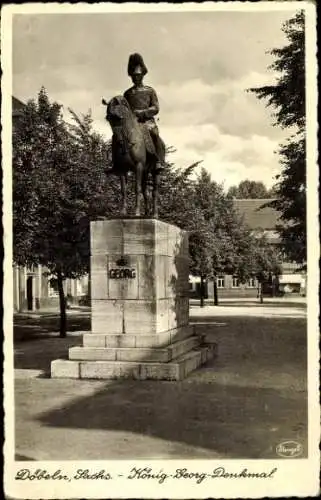 Ak Döbeln in Sachsen, König-Georg-Denkmal