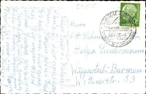 Ak Sinzig am Rhein, Kirche St.-Peter, Innenansicht