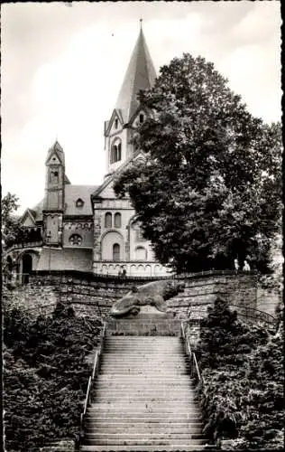 Ak Sinzig am Rhein, kriegerdenkmal, Kirche St.-Peter
