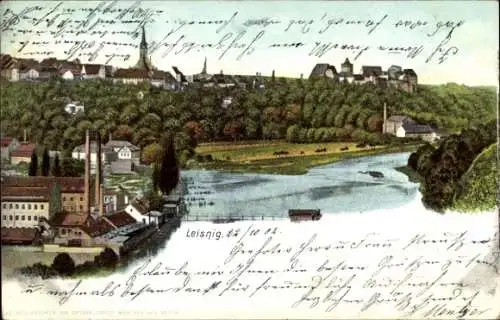 Litho Leisnig in Sachsen, Teilansicht