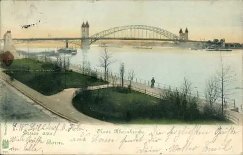 Ak Bonn am Rhein, Neue Rheinbrücke