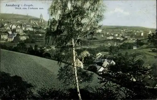 Ak Annaberg Buchholz im Erzgebirge, Blick von Frohnau aus