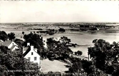 Ak Wageningen Gelderland Niederlande, Panorama