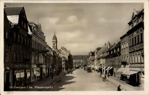 Ak Großenhain Sachsen, Frauenmarkt