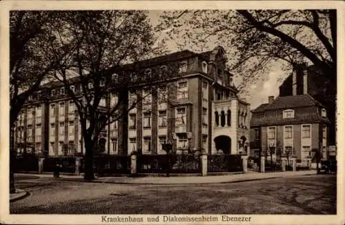 Ak Hamburg Nord Barmbek, Krankenhaus und Diakonissenheim Ebenezer