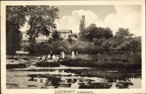 Ak Sønderhav Süderhaff Dänemark, Strandhotel