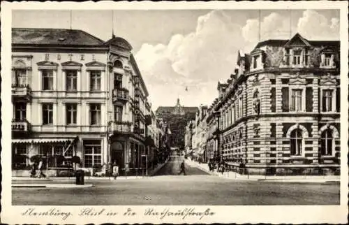 Ak Flensburg in Schleswig Holstein, Blick in die Rathausstraße