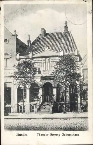 Ak Husum in Nordfriesland, Geburtshaus Theodor Storms