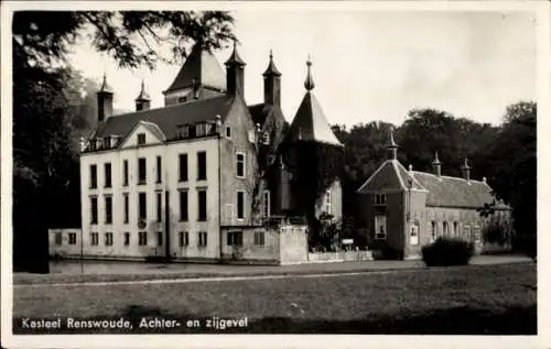 Ak Renswoude Utrecht Niederlande, Schloss, Giebel