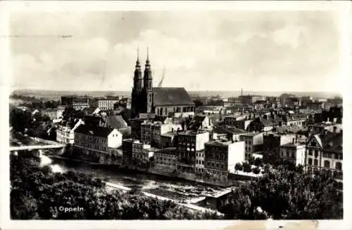 Ak Opole Oppeln Schlesien, Gesamtansicht