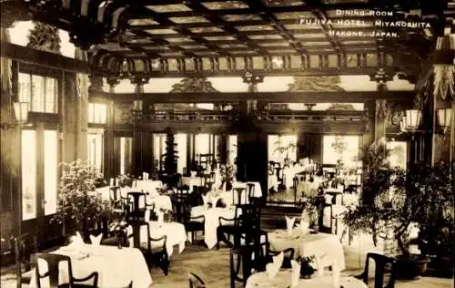 Ak Miyanoshita Onsen Hakone Präf Kangawa Japan, Fujiya Hotel, Speisesaal