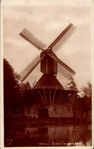 Ak Weesp Nordholland, Windmühle