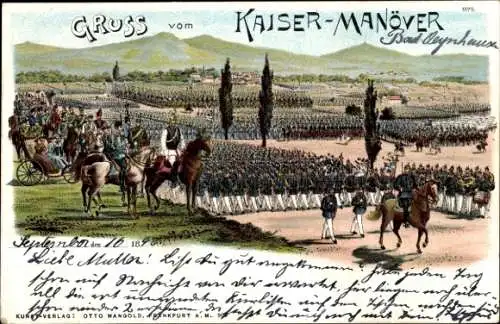 Litho Kaisermanöver, Soldatenkompanien