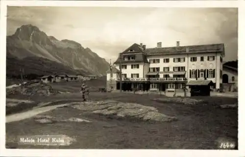 Ak Maloja Kanton Graubünden, Maloja Hotel Kulm