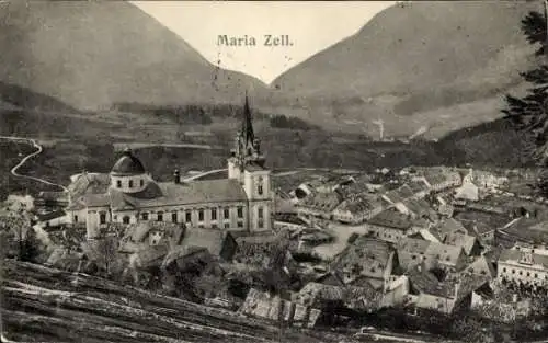 Ak Mariazell Steiermark, Gesamtansicht