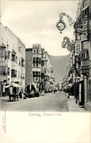 Ak Sterzing Vipiteno Südtirol, Straßenpartie