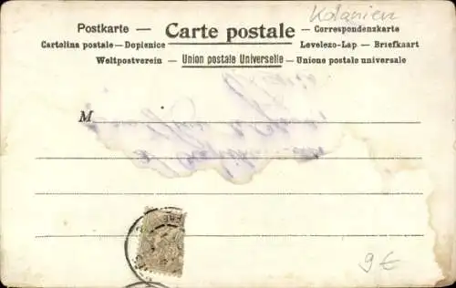 Briefmarken Litho Transvaal Südafrika, La Poste au Transwaal, Postreiter