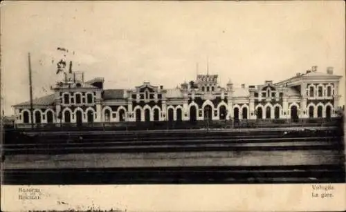Ak Wologda Russland, Bahnhof