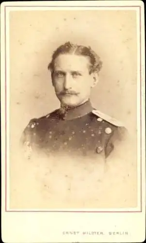 CDV 1874, von Heydebreck, Second Lieutenant Schleswig Holsteinisches Füsilier Regiment 86